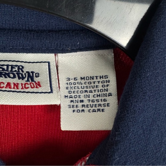 Buster Brown Vintage Baby Boy Race Car One Piece Size 3-6 Months - Picture 8 of 8